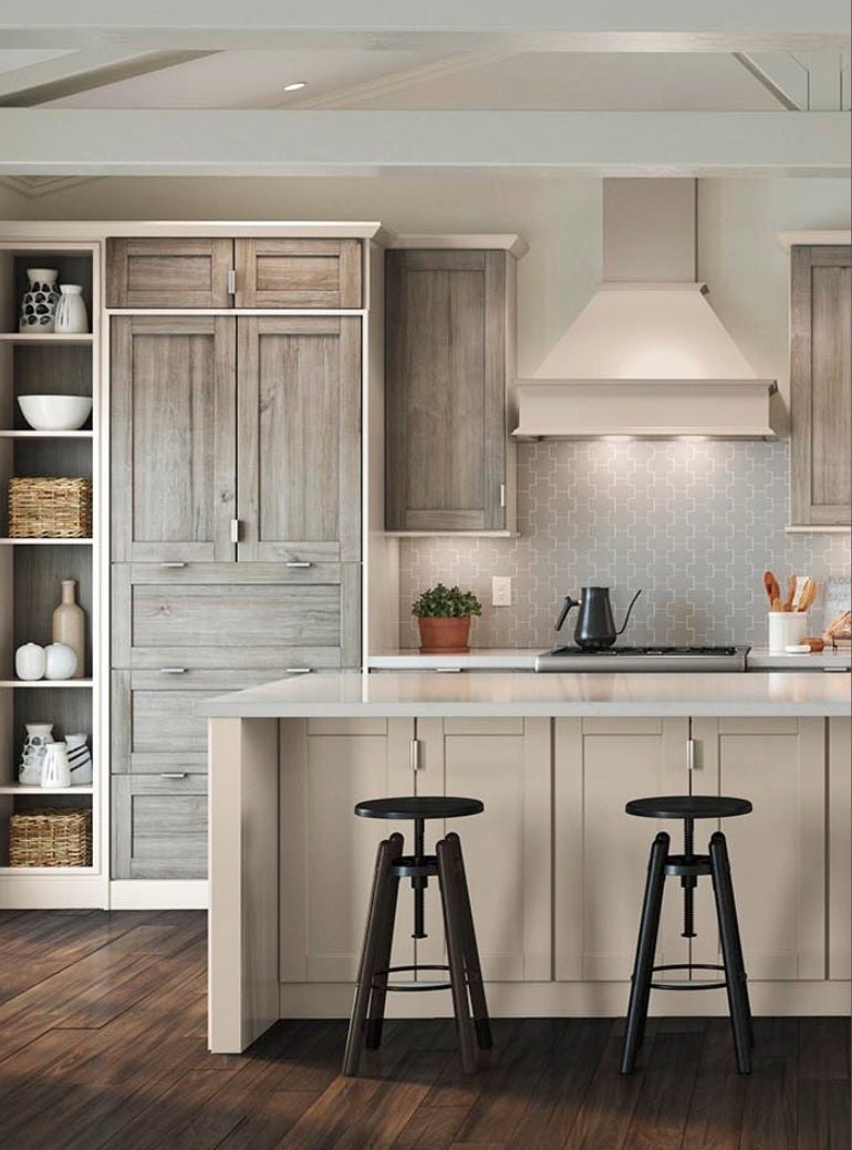 kitchen with island
