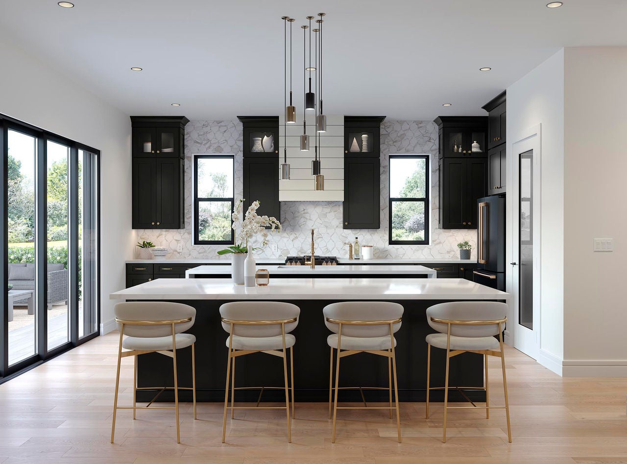 Modern black cabinet discount
