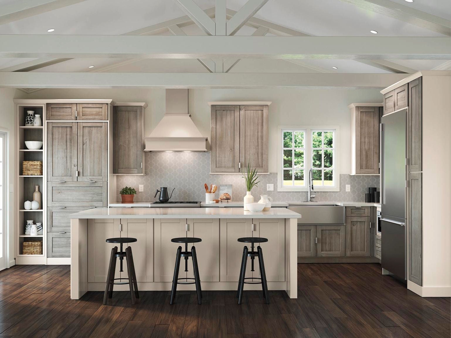 Modern Rustic Cabinets - Waypoint Living Spaces