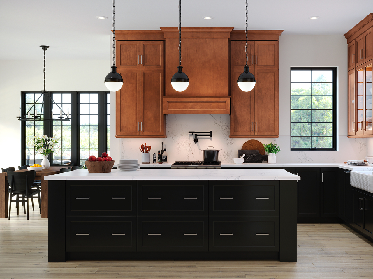 Black Kitchen & Bathroom Waypoint Living Spaces